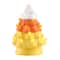 5.5" LED Illuminated Halloween Candy Corn Trees, 4ct.